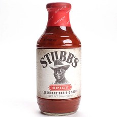 스터브스 레전더리 BBQ 소스 스파이시 글루텐 프리, 510g, 1개