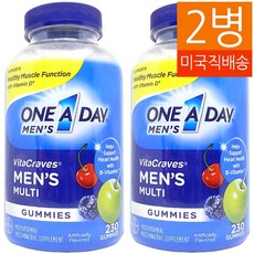 Bayer 바이엘 원어데이 비타크레이브 남성 멀티구미 230정 2병