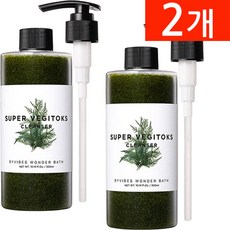 원더바스 슈퍼 베지톡스 클렌저 그린, 300ml, 2개