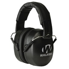 WALKERS EXT 패시브 폴딩 머프 노이즈 리덕션 레이팅 34DB 귀마개, Black, 1개