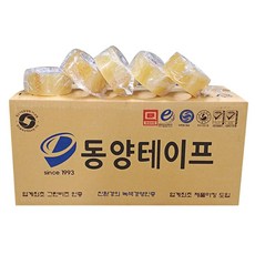 동양테이프 동양 테이프 투명 50mmX50m ( 1박스 개별포장 50개), 50개