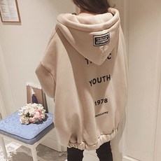 MJ 여성 후드 집업 루즈핏 커플룩 136 Vanv1
