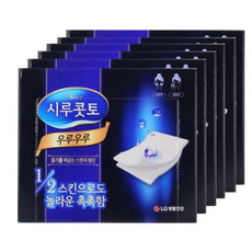 시루콧토 우루우루 화장솜, 40매입, 6개