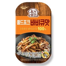(무료배송)롯데 초가삼간 풀드포크 바비큐맛 80gX5캔, 단품