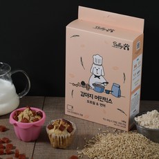 밸리스 강아지 머핀믹스 오트밀&연어 70 x 2p / 밸리스 청년들이 만드는 핸드메이드 수제간식, 1개