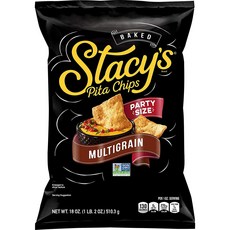 Stacy's 스테이시 피타 칩 파티 사이즈 멀티그레인 510g 2팩, 1개