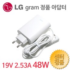 LG전자 LG gram 15ZD990-VX7BK 노트북 충전기 아답터 아답타 (완벽호환), ADS-48MSP-19 (화이트)