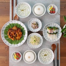 이로도리 데이지플라워 홈세트10P / 일본그릇세트