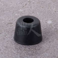 도어스토퍼 쿠션 검정 고무, 1개