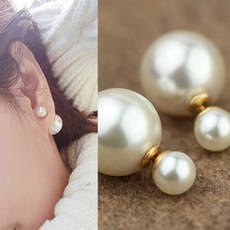 진주더블귀걸이
