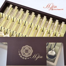  H.jin 봉황티타늄수저10벌세트집들이선물수저세트 