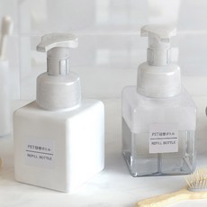 욕실 거품 디스펜서 ( 물비누 버블 용기 공병 ) 250ML, 투명250ML