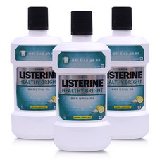 리스테린 헬씨 브라이트 1Lx3개 구강청결제, 1L, 3개