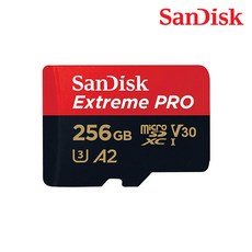 샌디스크 익스트림프로 마이크로SD카드 SDSQXCY, 256GB