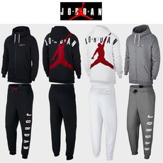 [미국직구정품] 조던 트레이닝복 세트 HBR 후리스 빅로고 풀집업 후디 바지 JORDAN JUMPMAN AIR