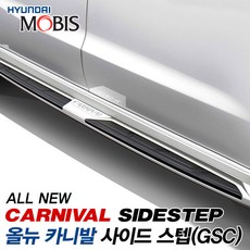 현대모비스 더뉴카니발 올뉴카니발 사이드스텝(GSC) 옆발판, 플라티늄 그라파이드(ABT)-크롬