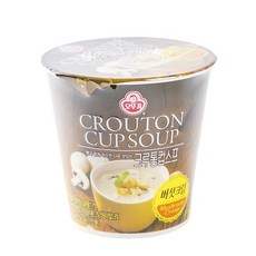 (무료배송) 오뚜기 크루통 컵스프 버섯크림 27g X 7 즉석식품 죽 스프 간편식 대용식 편의점, 14W6_오뚜기크루통 컵스프 버섯크림27g  X 7