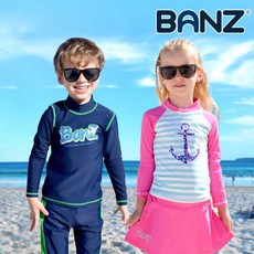 유아동 UV 수영복-앵커반즈 투피스, 색상:네이비 반즈 / 사이즈:2(2-3세)