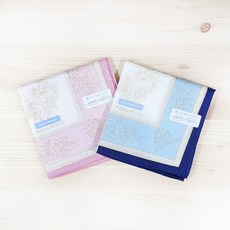 일본 웨지우드 WEDGWOOD 플라워 손수건