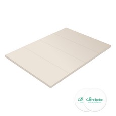 까르베베 스위티 4단 폴더매트 1p 고급밀림방지패드 증정 1400x2400, 소프트 브라운듀얼