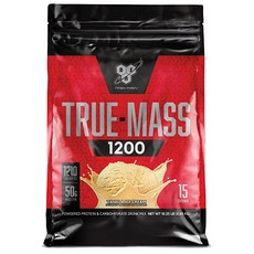 비에스엔 트루-매스 1200 파우더 프로틴 & 카보하이드레이트 드링크 믹스 단백질 보충제, 1개, 4.65kg