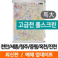 옥천군지도