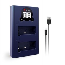 니콘 EN-EL9/EL9a LCD 듀얼 충전기 D40 D40x D60, 1개
