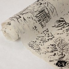 한결한지 고서지 고서벽지 고서한지 그림 문양 인쇄한지, 10.민화4종_06매, 25.고서_검정