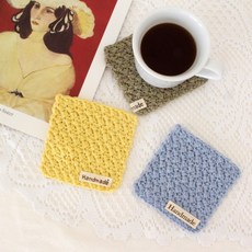 러브컨츄리 아이원추 티매트 만들기 뜨개질 DIY 패키지, 232, 1개