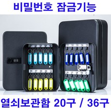 미래산업안전 열쇠보관함 키박스 열쇠걸이함, 20개