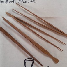 꽃차용 고급 수공 대나무 찻잔 집게/화차 차도구 다구, 1개