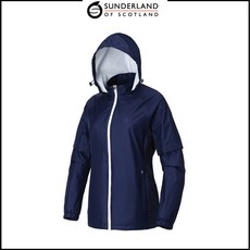 선덜랜드 여성 심실링 후드 비옷 상의 - 16912RW61, 네이비