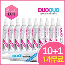 DUO 듀오풀 속눈썹풀 10개+1개 추가증정 7g 정품, 1개, 검정(10개+1개)
