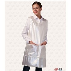 요들가운 진주 유니폼 앞치마 미용 작업복 미용실 미술실 화실 미용재료 헤어 뷰티샵 네일샵 여성작업복 까운 미용사 관공서 염색약 파마약, 옐로우핑크(랜덤)