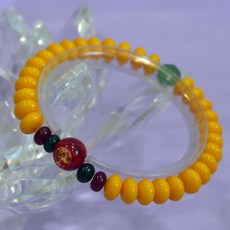 천연금파호박원석