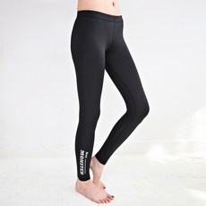 로이몬스터 여성용 워터 레깅스 680011, 블랙