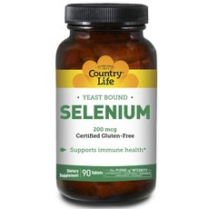 컨트리라이프 셀레늄 200mcg 타블렛, 1개, 90정