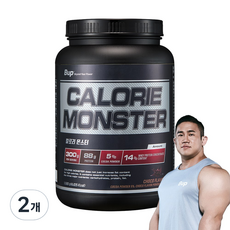 BUP 칼로리몬스터 초코맛 체중증가 게이너, 1.5kg, 2개