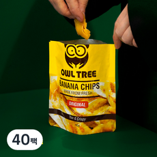 오울트리 바나나칩 60g, 40개