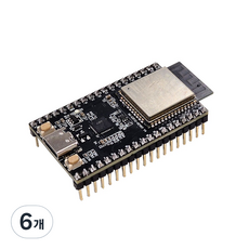 ESP32 DevkitC V4 USB C 타입 최신 32E 모듈 적용 개발보드, 6개