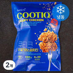 삼양 쿠티크 리얼 크리스피 치킨 (냉동), 600g, 2개