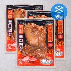 닭형 직화 안동찜닭 통다리살 (냉동), 100g, 3개