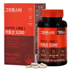 그린몬스터 다이어트 스페셜 3 키토산 3200, 84정, 63g, 1개