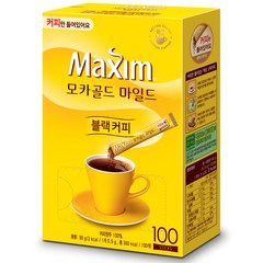 맥심 모카 노슈가블랙, 0.9g, 100개입, 1개