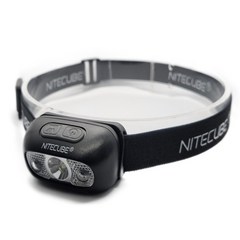 나이트큐브 NH-03 USB충전식 CREE LED 헤드랜턴, 블랙, 1개