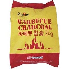 지피니 바베큐참숯, 2kg, 1개