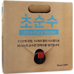 블로웨일 초순수 정제수 파우치 타입, 10L, 1개