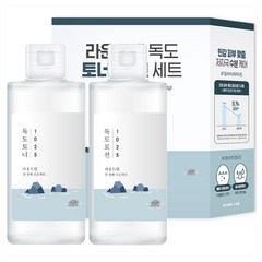 라운드랩 독도 토너 200ml + 로션 200ml 세트, 1세트