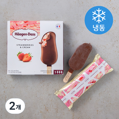 하겐다즈 멀티바 아이스크림 스트로베리 앤 크림 3개입 (냉동), 240ml, 2개