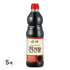 신송 진간장, 900ml, 5개